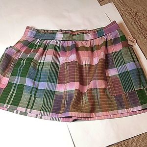 American Eagle AERIE Women’s Plaid Short Mini BOHO Pockets skirt sz. S/p
